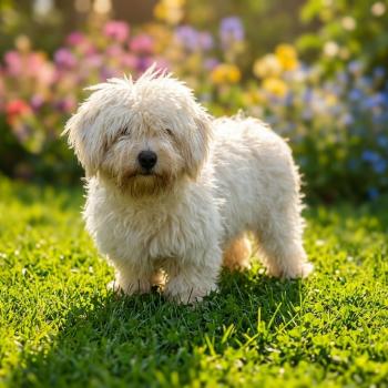 chien Coton de tulear blc Athéna  (lof non confirmer) Élevage du Royaume des P'tits Loups