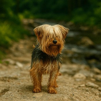 chien Yorkshire terrier Reine des neiges (ancoride) Élevage du Royaume des P'tits Loups